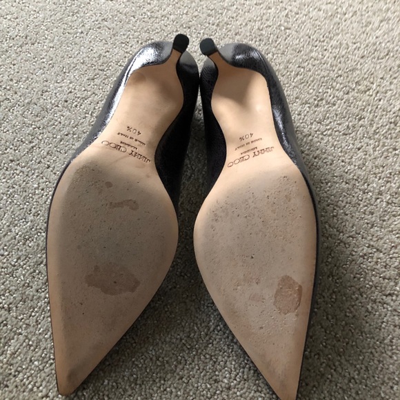 Jimmy Choo Lizard Print Pumps - Picture 4 of 7